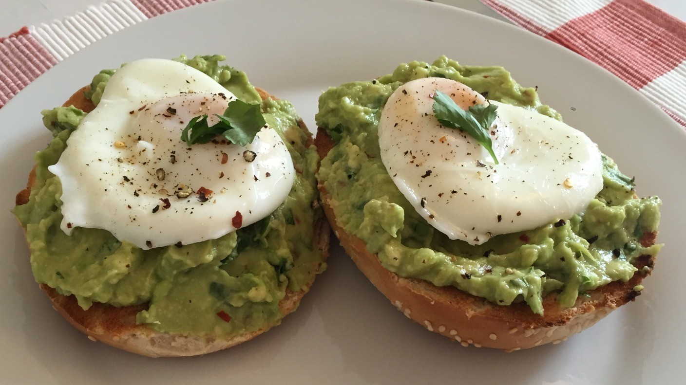 Bagel with Avocado and Poached Egg | Fulshear Personal Trainer - Busy ...