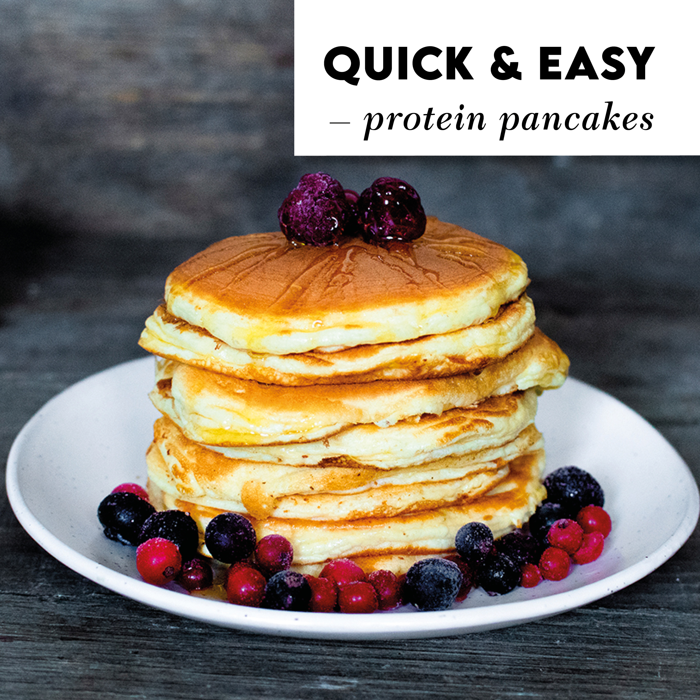 quick and easy protein pancake